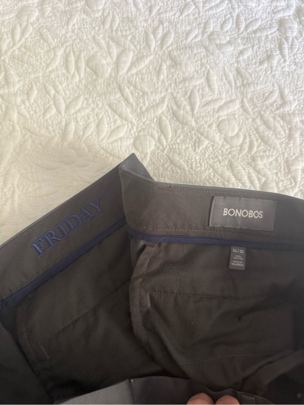 Bonobos Men's Black Dress Pants